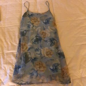 Blue floral Dress